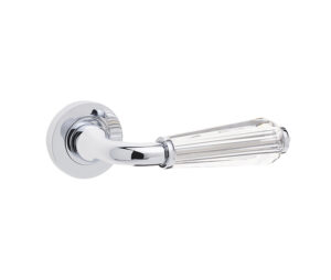 Jedo Natural Fluted Glass Door Handles