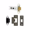 Jedo Heavy Duty Tubular Latches - 45 Degree Short Travel 76mm Antique Brass