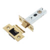 Jedo Heavy Duty Tubular Latches - 45 Degree Short Travel 76mm Brass Finish