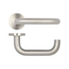 Orbit 19mm Door Handle on 8mm Sprung Rose Grade 304 Satin Stainless Steel