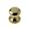 Jedo Mushroom Mortice Door Knobs 51mm Diameter 51mm Polished Brass