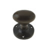 Jedo Kontrax Oval Mortice Door Knobs Dark Bronze