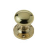 Jedo Kontrax Mushroom Mortice Door Knobs Polished Brass