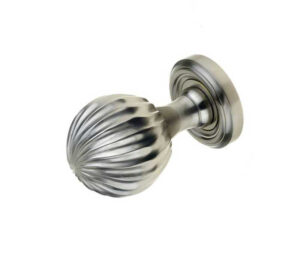 Clarisse Mortice Door Knob Satin Nickel
