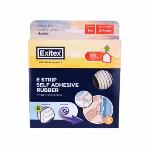E Strip Self Adhesive EPDM Rubber