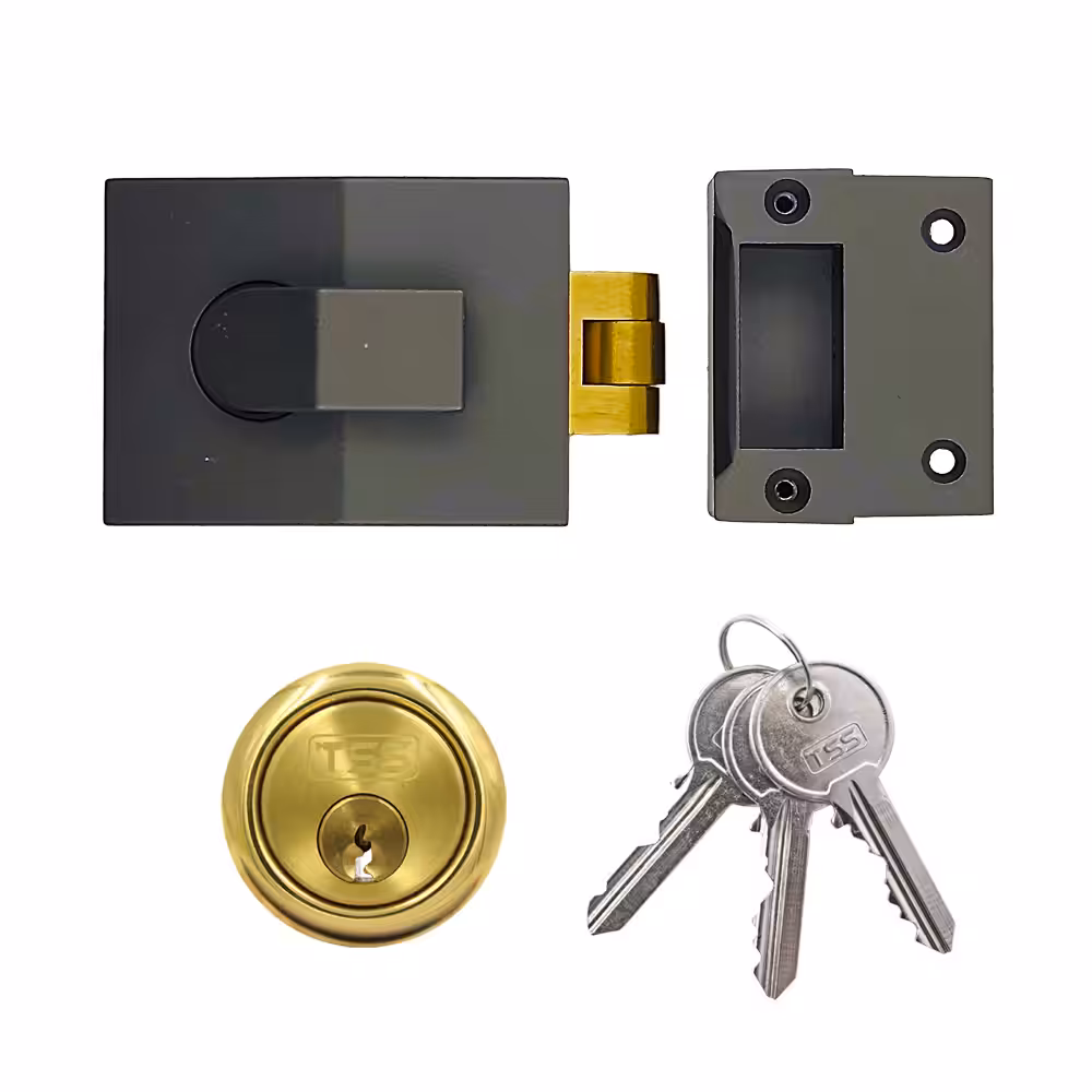 5 Pin Modern Rollerbolt Nightlatch 60mm