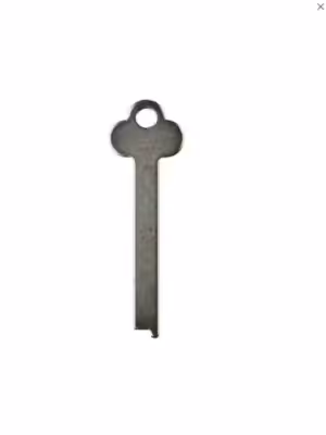 Flat Steel Key Blank 50mm