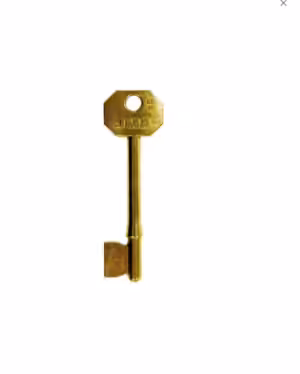 Invincible Brass Copy Mortice Key Blank