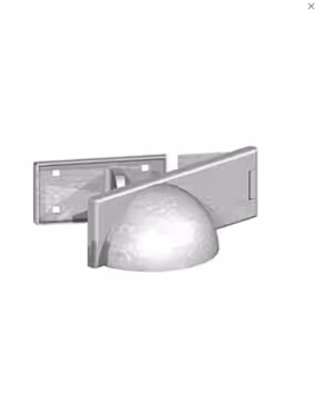 Galvanised Padlock Protector (Left Hand)
