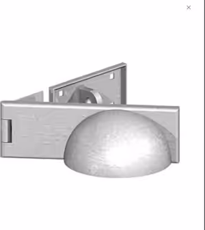 Galvanised Padlock Protector (Right Hand)