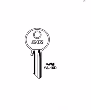 YA-16D Cylinder Key Blank