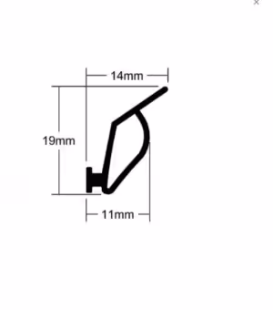 Double Door Bubble Gasket