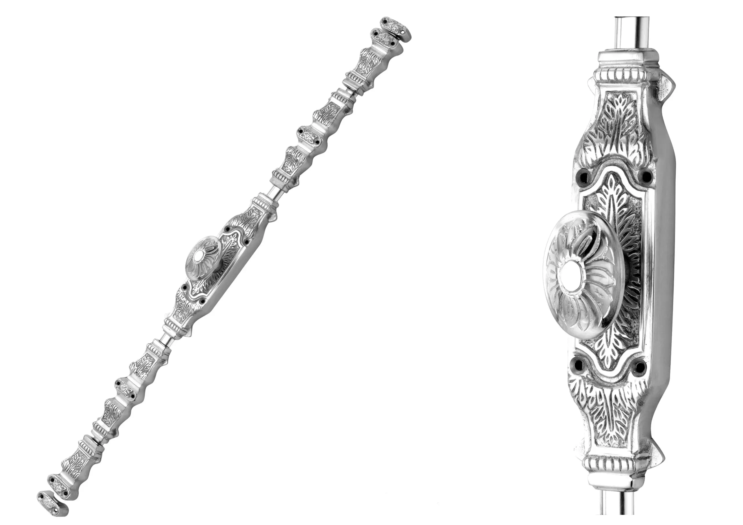 Floral Espagnolette/Crémone Lock Bolt for up to 9' tall Doors/Windows - Image 2