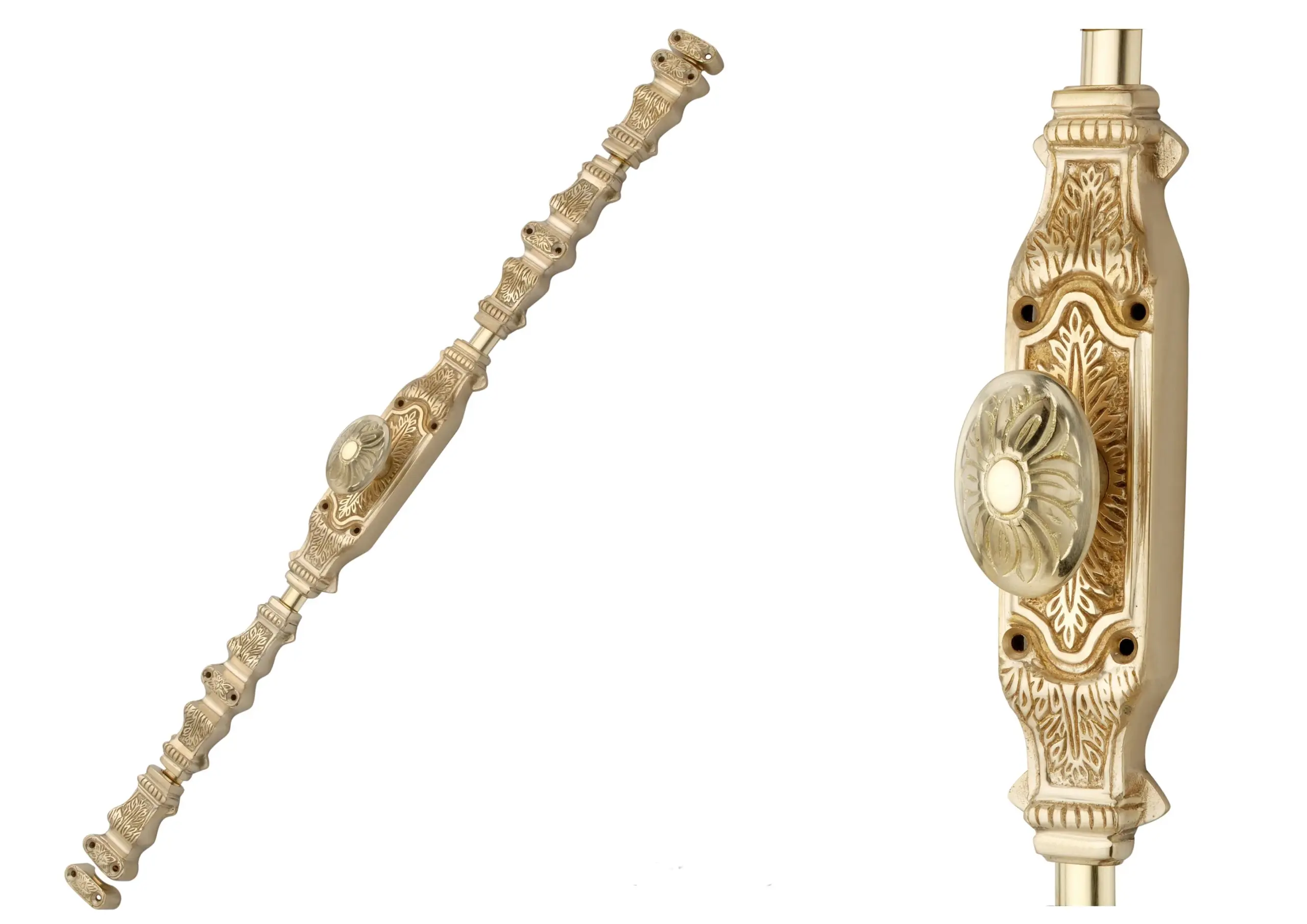 Floral Espagnolette/Crémone Lock Bolt for up to 9' tall Doors/Windows - Image 4