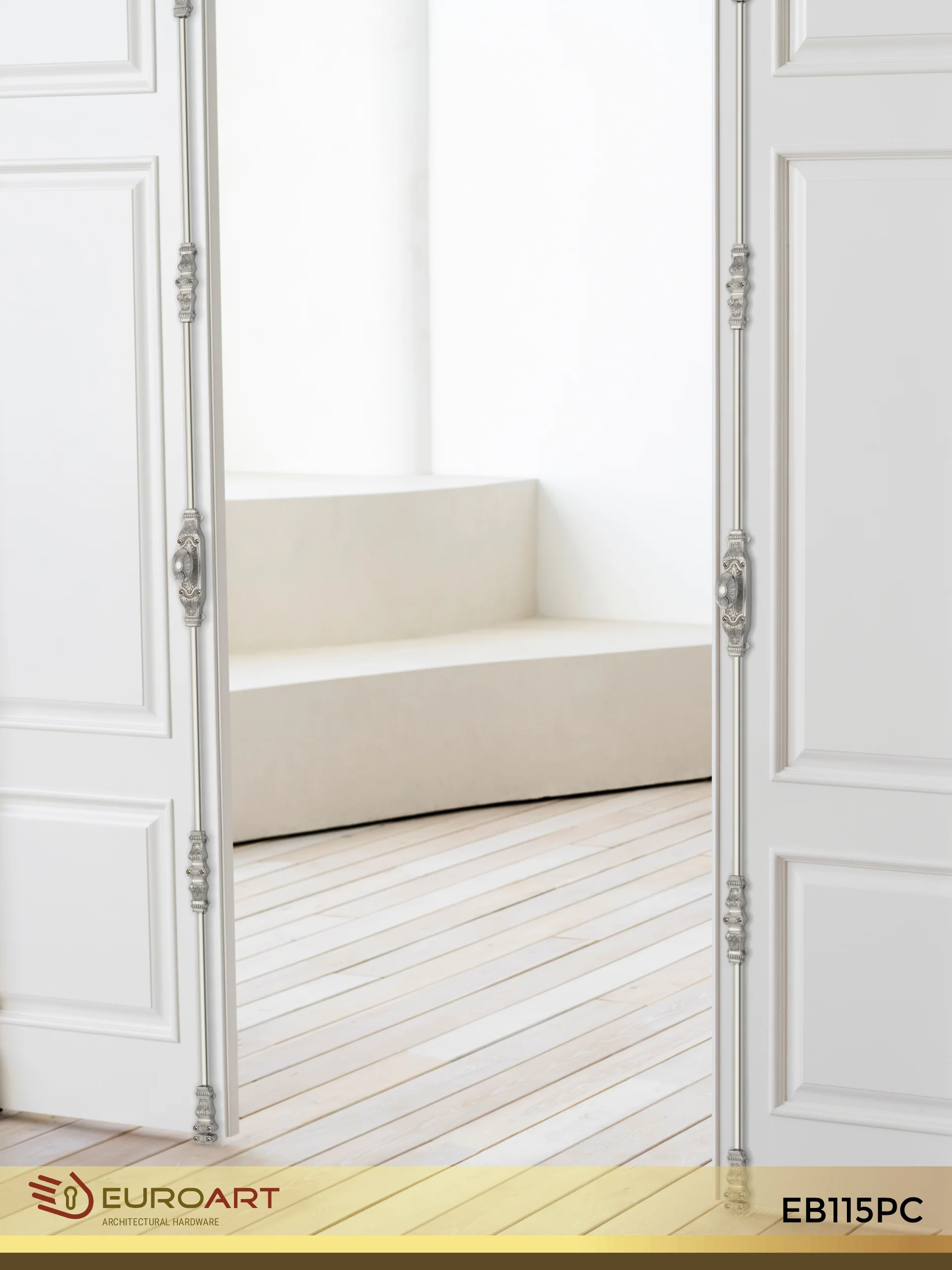 Floral Espagnolette/Crémone Lock Bolt for up to 9' tall Doors/Windows - Image 6