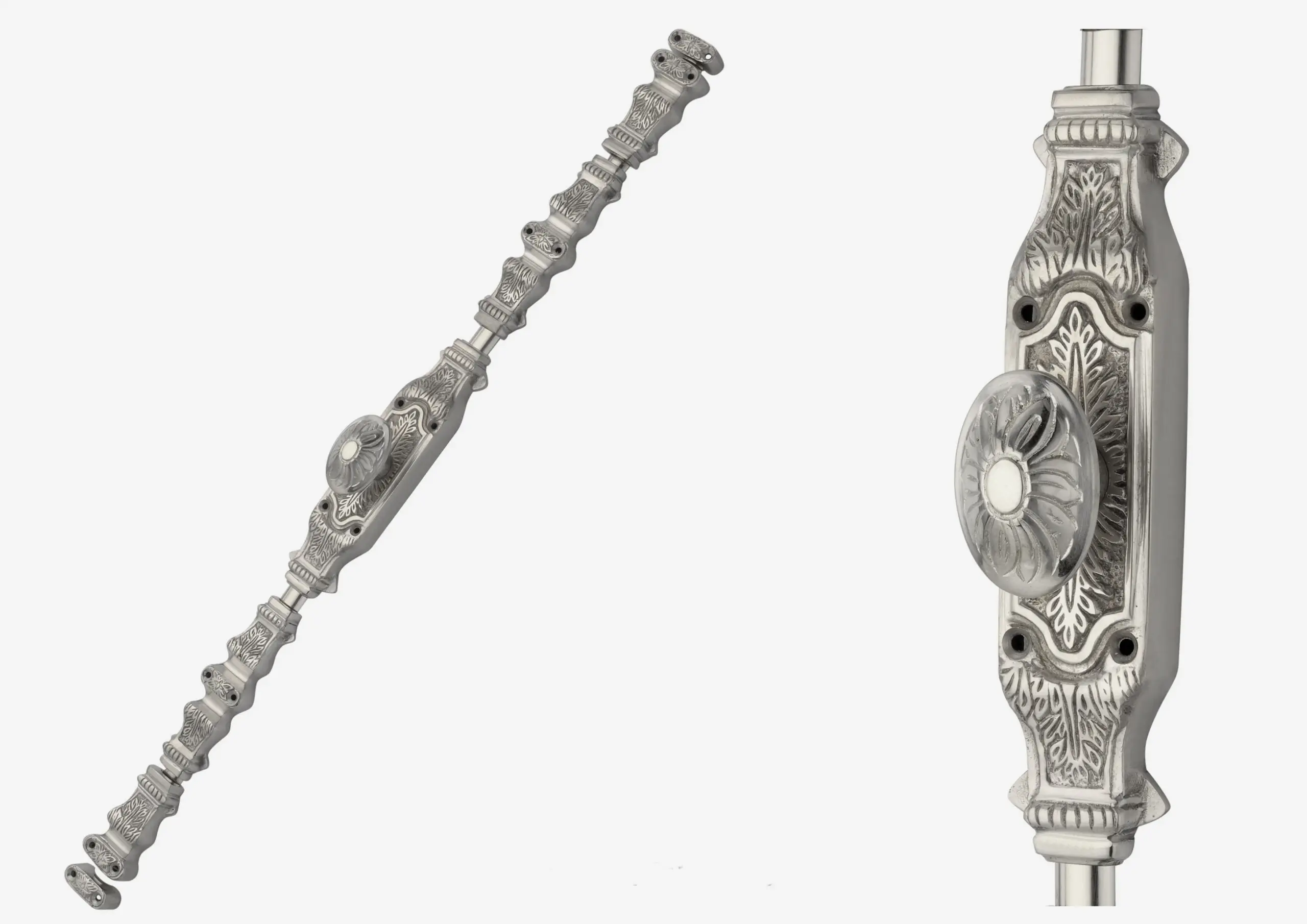 Floral Espagnolette/Crémone Lock Bolt for up to 9' tall Doors/Windows - Image 3
