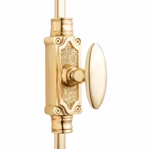 Oval Knob Stephaney Espagnolette Lock Bolt for up to 9 Feet High Doors & Windows