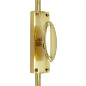 Oval Knob Cremone Locking Bolt for up to 8.5 Feet High Doors & Windows
