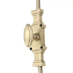 The Windsor Cremone Bolt by Euro Art | Solid Brass Cremone Bolt