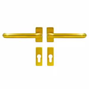 Paris Handle Set for Patio Doors with Escutcheons