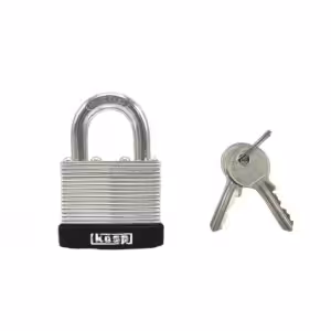 130 40mm Open Shackle Laminated Steel Padlock