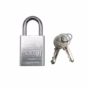 140 40mm Open Shackle Solid Aluminium Padlock