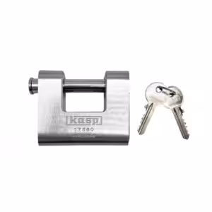 175 80mm Closed Shackle Armoured Shutter Padlock