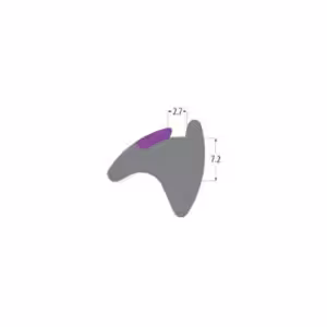 R3360 Purple Wedge Gasket