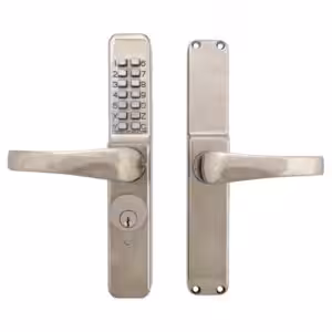 Narrow Aluminium Door Digital Lock with Screw-in Cylinder