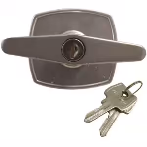 Garage Door T Handle - 2 Hole - Face Fix