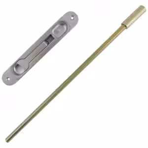 Flush Bolt for Aluminium Metal Doors - 144mm