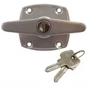 Garage Door T Handle - 4 Hole - Face Fix
