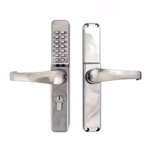 Narrow Aluminium Door Digital Lock With Euro Cylinder (Suits screw in lockcases)