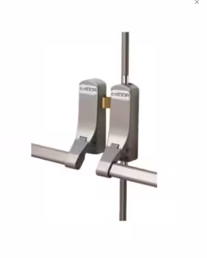 285 Three Point EN1125 Double Rebated Push Bar Set - For Wooden Panic Exit Doors