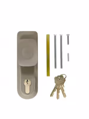 1413E Outside Access Device - Knob Handle with Euro Cylinder - For Timber or Metal Doors
