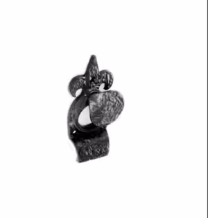 Antique Black Rim Cylinder Door Pull
