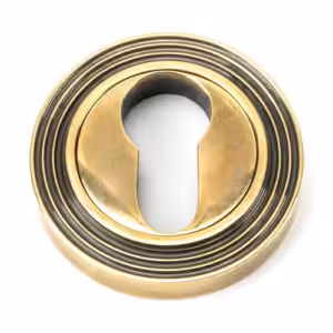 From The Anvil Round Euro Escutcheon - Beehive (LEAD TIME: 2-3 DAYS)
