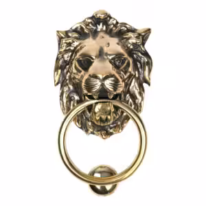 From The Anvil Lion Head Door Knocker (LEAD TIME: 2-3 DAYS)