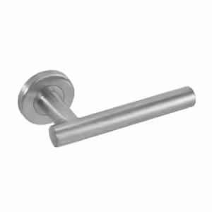 Fire Rated Stainless Steel (SSS) 19mm T Bar Lever On Rose Furniture