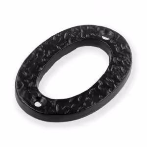 Antique Black Face Fix Door Numerals