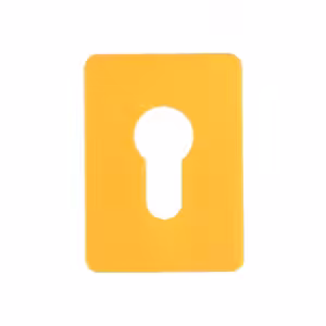 Large Euro Stick On Escutcheon