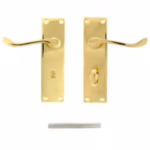 Victorian Scroll Lever on Plate Furniture