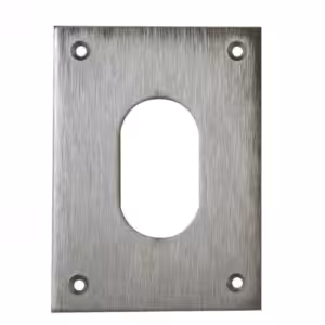 Large Oval Screw On Escutcheon